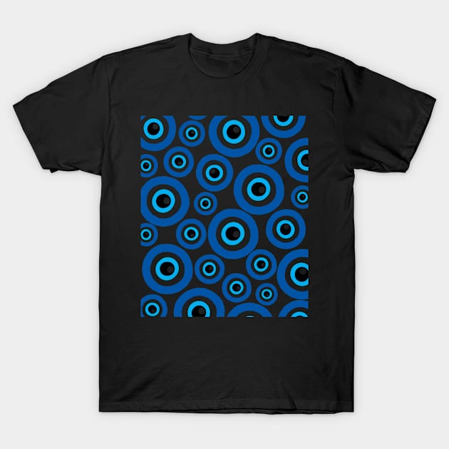 Mati Eye Pattern for Greek Fans T-Shirt by c1337s